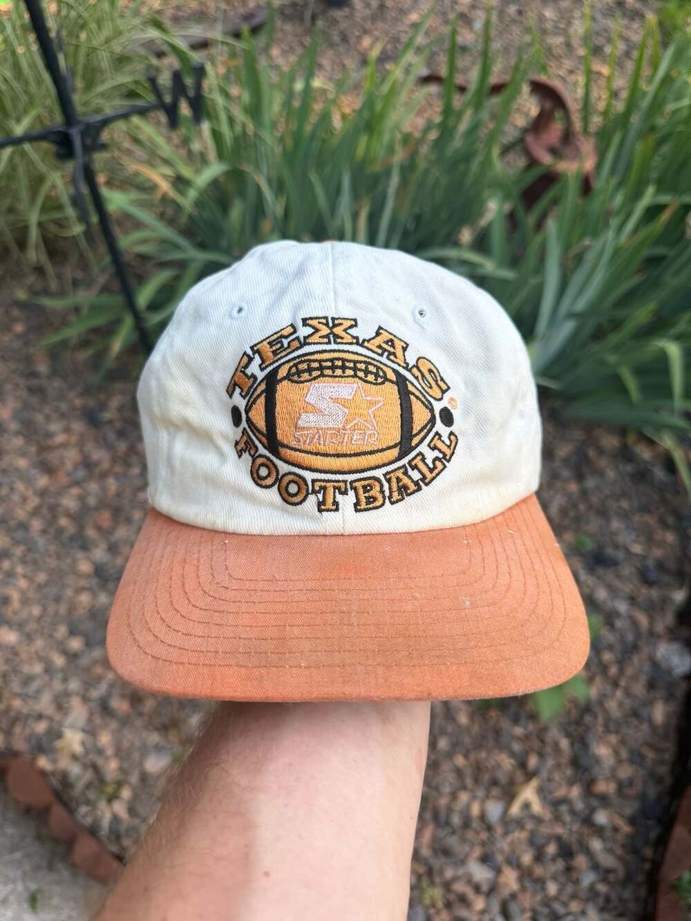 Vintage 90s Starter Texas Football Longhorns Embroidered Snapback Hat